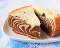 Сладкий пирог «Зебра» из творога Рецепт приготовления зебры с творогом